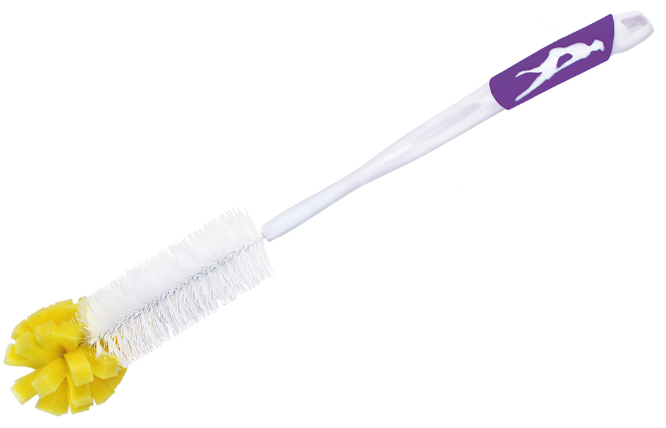 Goupillon "softy", avec une éponge - lilas