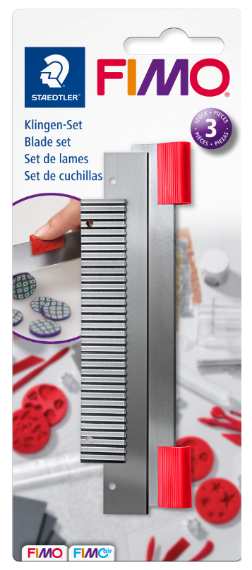 FIMO Couteau, set de couteau à 3 lames pour pâte à modeler