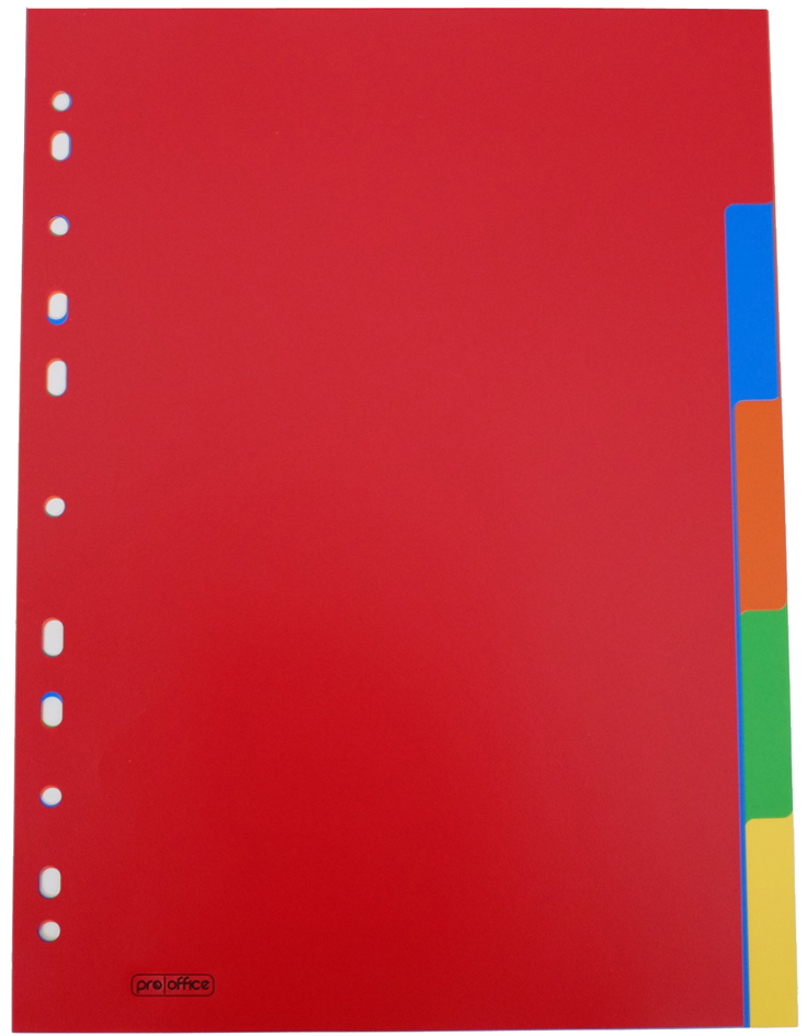 Intercalaires plastique, uni