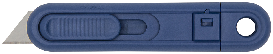WEDO Cutter de sécurité MetDetec 811, lame: 19 mm, bleu