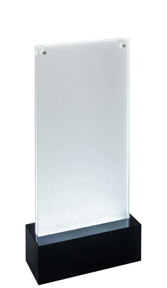 Visuel de référence: présentoir de table LED "luminous", long