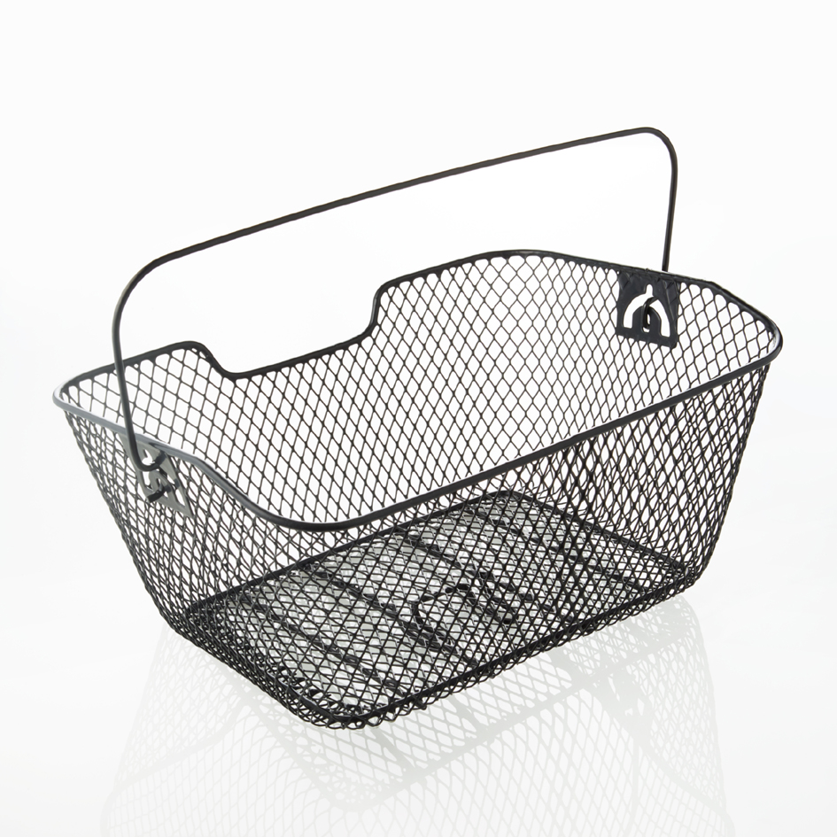 FISCHER Panier pour porte-bagages de vélo, noir
