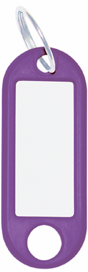 WEDO Porte-clés avec anneau, diamètre: 18 mm, violet