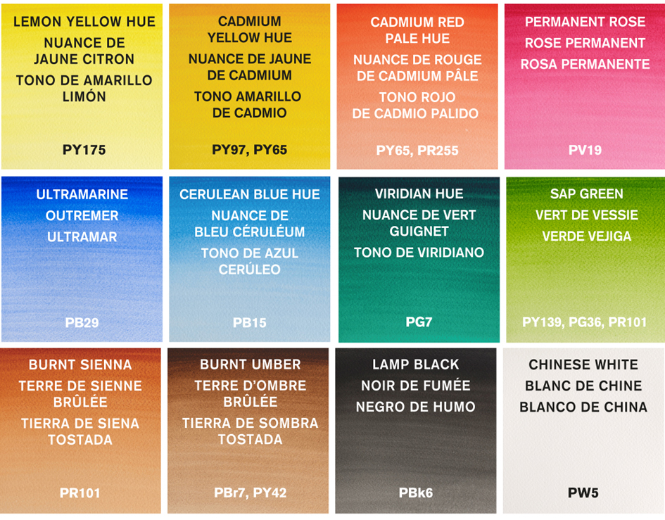 Aperçu des couleurs