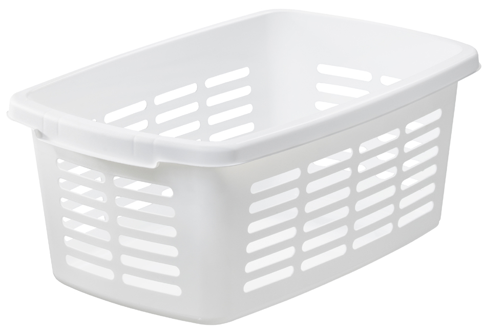 orthex Corbeille à linge, 30 litres, blanc