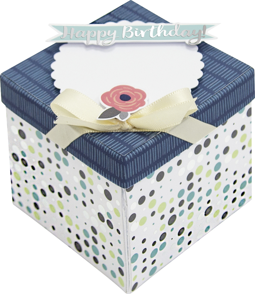 folia Explosion Box-Kit activités manuelles 'Happy Birthday'