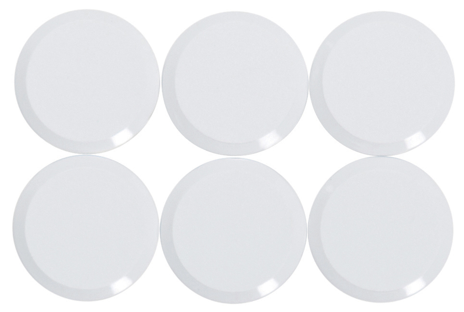 MAUL Aimant rond à facettes MAULpro, diamètre: 20 mm, blanc