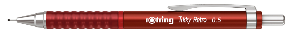rotring Porte-mines Tikky Retro, 0,5 mm, rouge