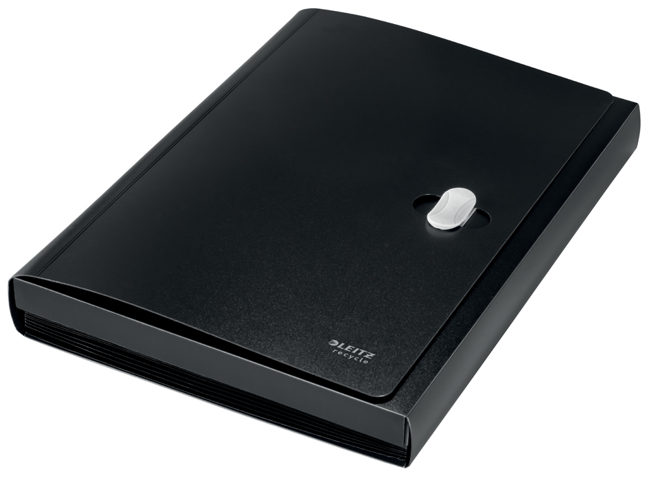 LEITZ Trieur ménager Recycle, A4, PP, 6 compartiments, noir