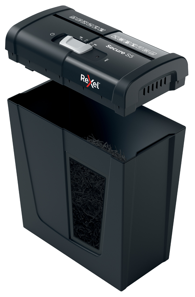 Destructeur de documents Secure S5, ouvert