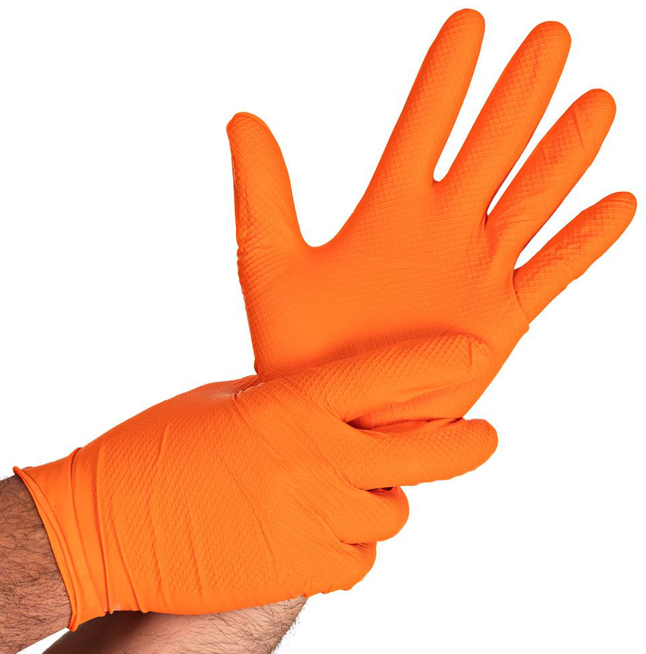 Visuel de référence: Gant en nitrile "POWER GRIP", orange