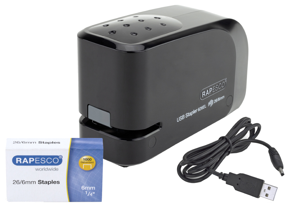 RAPESCO Agrafeuse électrique 626EL, noir