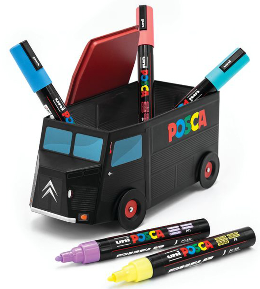 POSCA Marqueur à pigment PC5M, set collecteur 'TRUCK 02'
