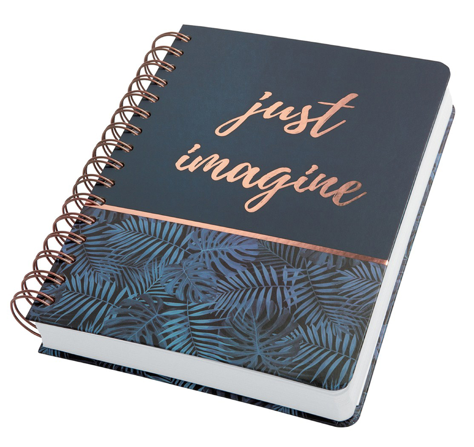 Carnet à spirale Jolie Inspire "Mystic Jungle", avec texte