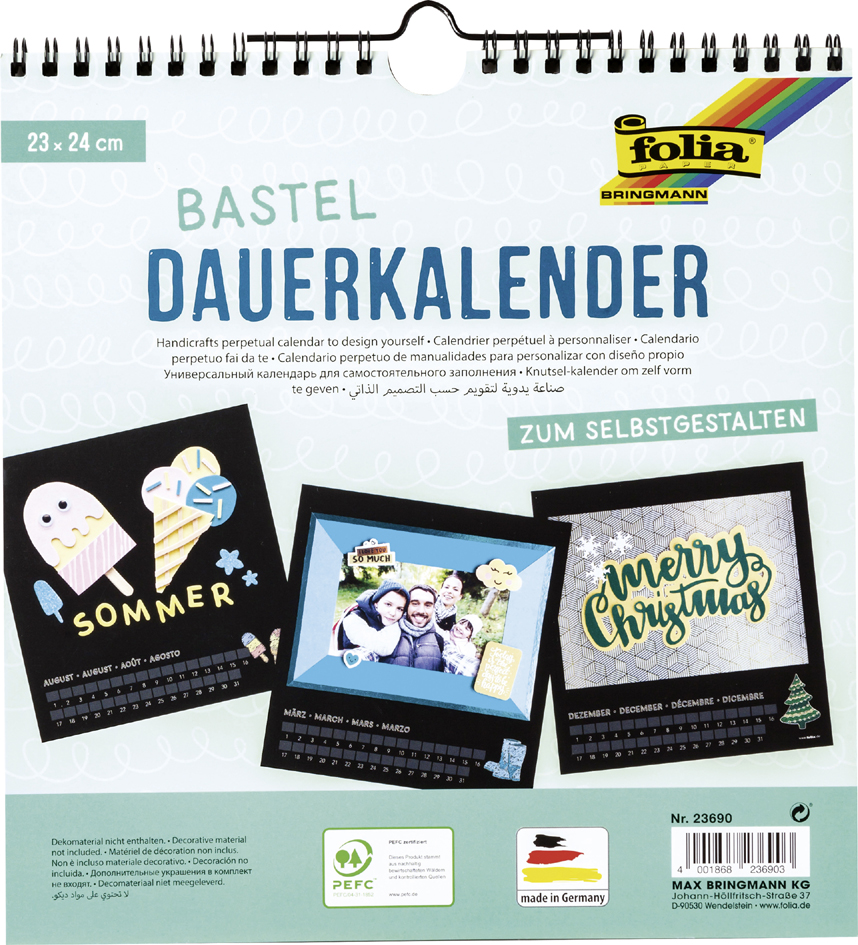 Calendriers à faire soi même