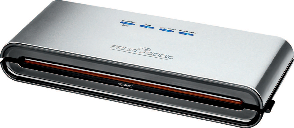 PROFI COOK Appareil d'emballage sous vide PC-VK 1080, inox