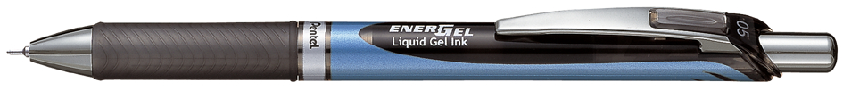 Pentel Stylo roller à encre gel liquide EnerGel BLN75, noir