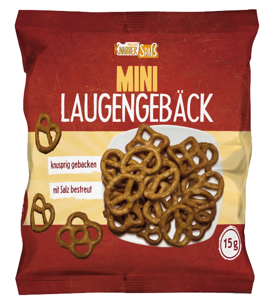 HELLMA Mini bretzel, dans des sachets unitaires de 15 g