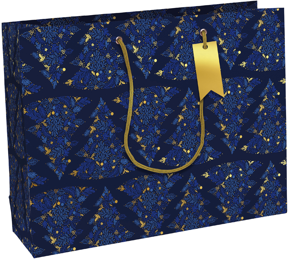 Clairefontaine Sac cadeau de Noël 'Azurite', shopping