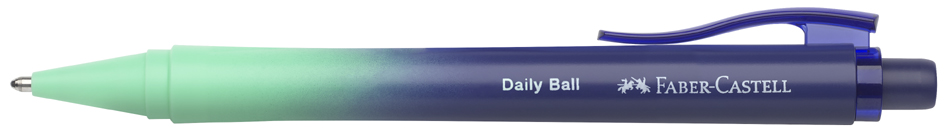 Stylo à bille rétractable DAILY BALL, buzzing blue