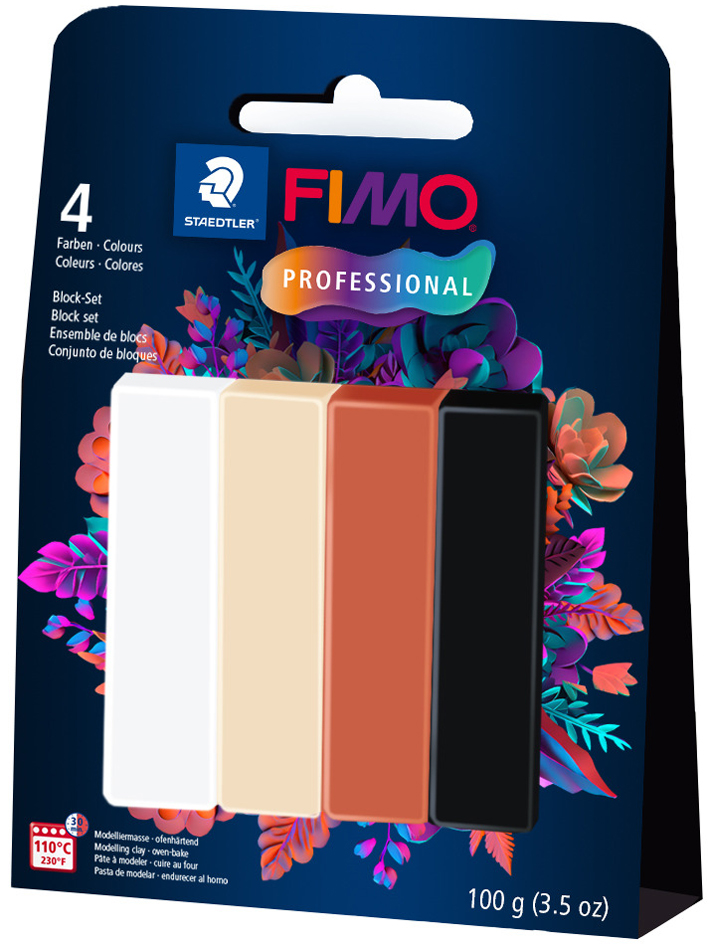 FIMO PROFESSIONAL Set de pâte à modeler 'Natural Colours'