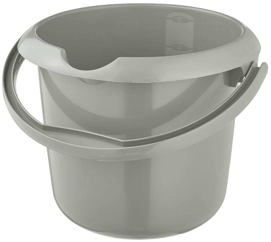 keeeper Seau 'mika eco', rond, 5 litres, stone grey