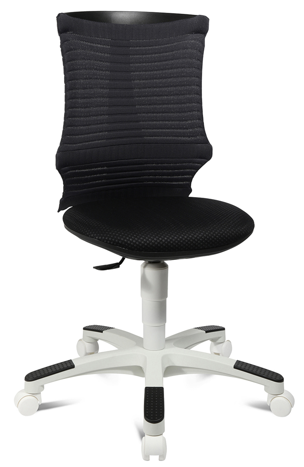 Topstar Chaise de bureau enfant 'S'neaker', noir/gris foncé
