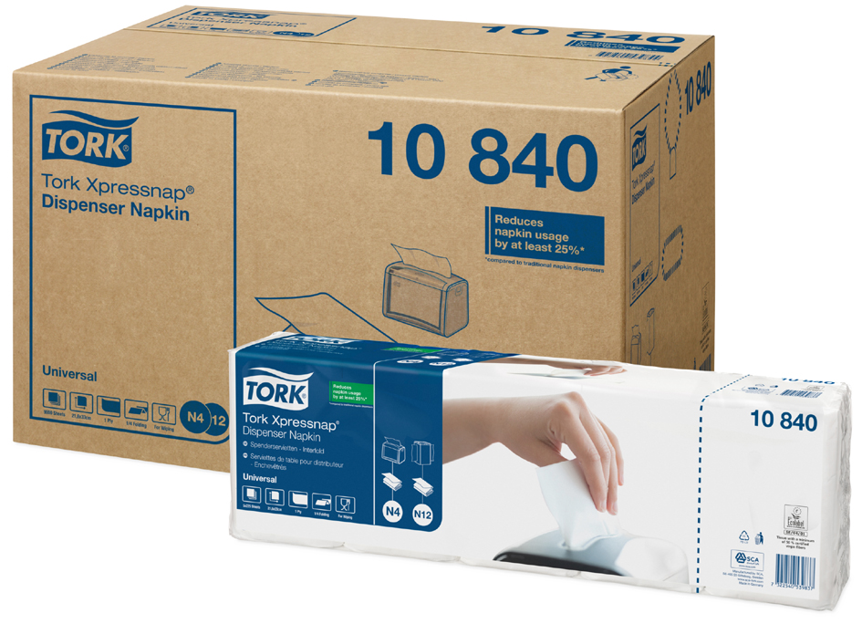 Xpressnap Serviette, universal, blanc