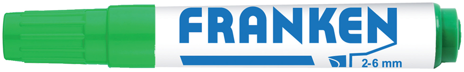 FRANKEN Marqueur pour chevalet, tracé: 2-6 mm, vert