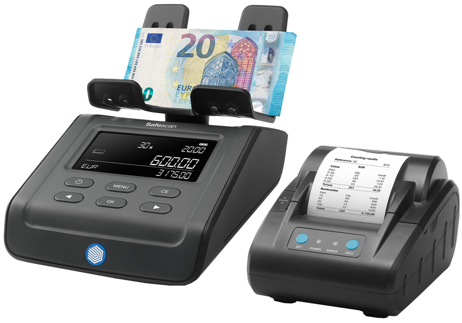 Balances pour pièces et billets