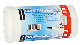 Sacs poubelle, standard