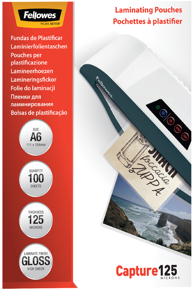 Fellowes Pochette de plastification, A2, brillante