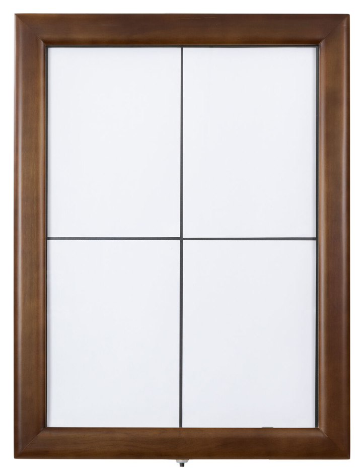 Vitrines LED, bois
