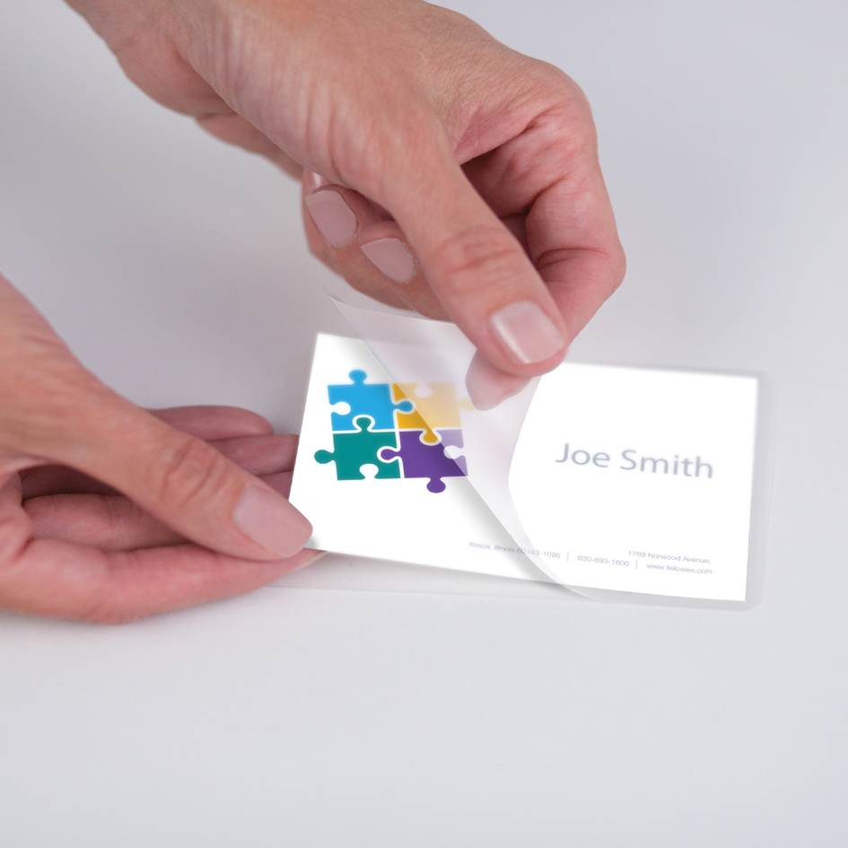 Films plastification, format carte