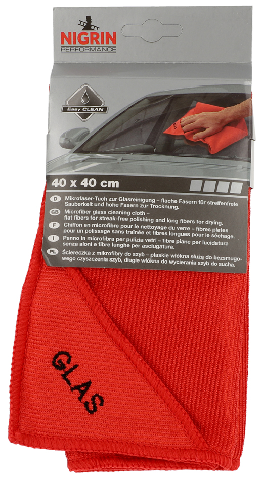 NIGRIN Performance Chiffon en microfibre, pour verre