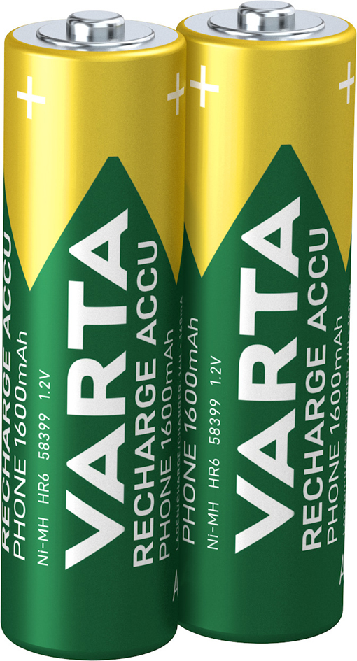 VARTA Pile pour téléphones 'RECHARGE ACCU PHONE', Mignon AA