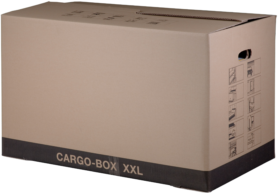 3) Carton de déménagement "CARGO-BOX XXL"