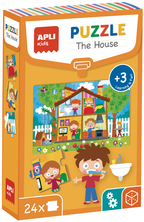 APLI kids Puzzle éducatif 'The House', 24 pièces