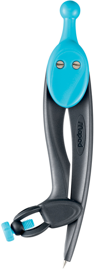 Compas Graphic 360°, bleu