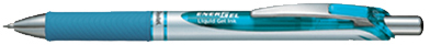 Pentel Stylo roller encre gel Energel BL77, bleu clair