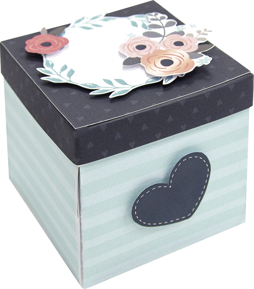 folia Explosion Box - kit d'activités manuelles 'Romantic'