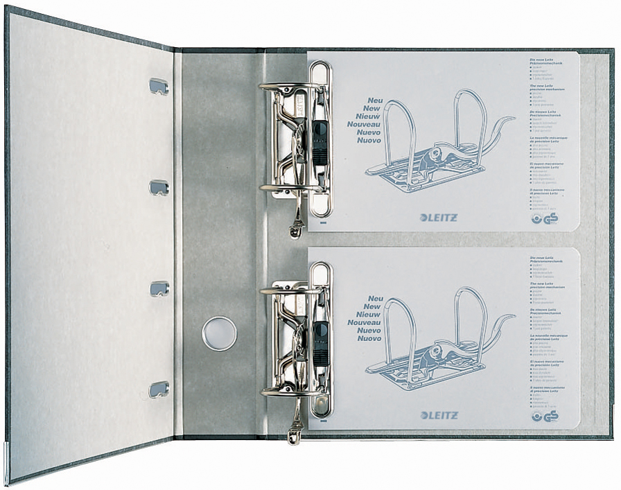 LEITZ Classeur à double mécanisme pour 2 x format A5 paysage