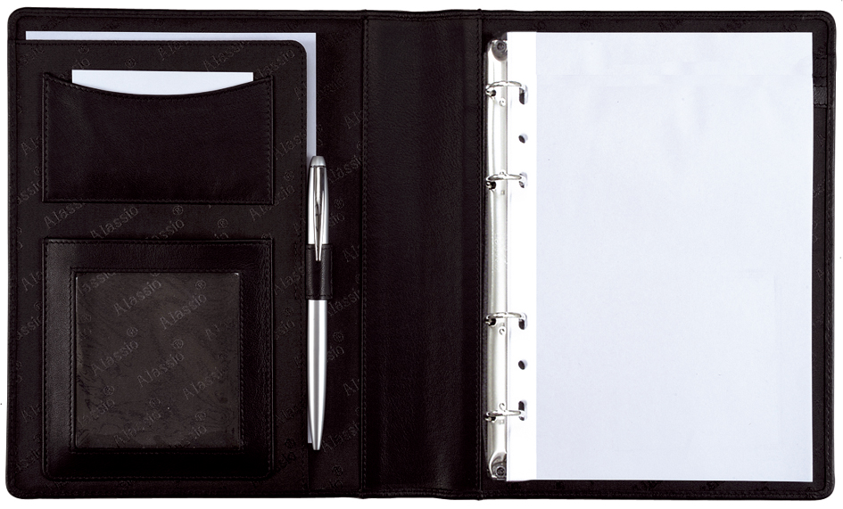 Porte-documents classeur, A5, similicuir