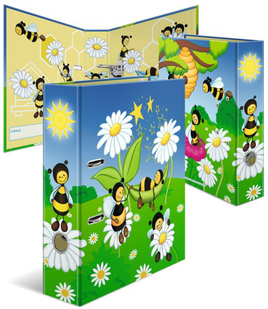 HERMA Classeur à motif pour école maternelle 'Abeilles'