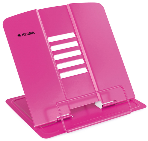 HERMA Pupitre de lecture XL, en métal, rose
