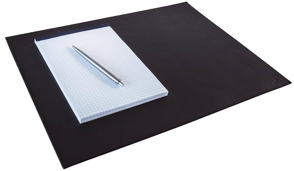DURABLE Sous-main, cuir, 420 x 300 mm, noir