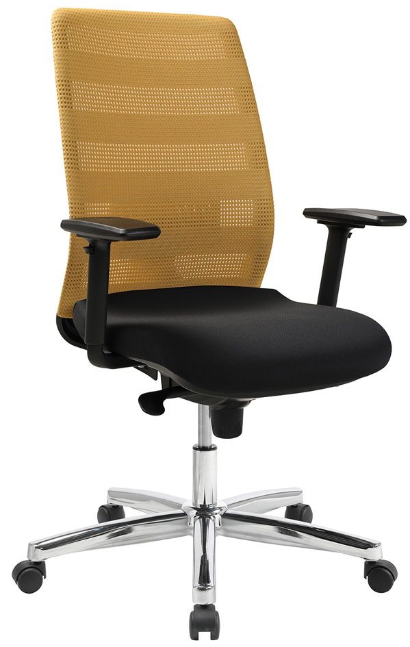 Fauteuil de bureau "Airpoint II", ocre