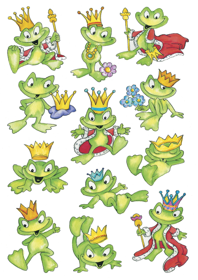 HERMA Sticker DECOR 'Roi grenouille'