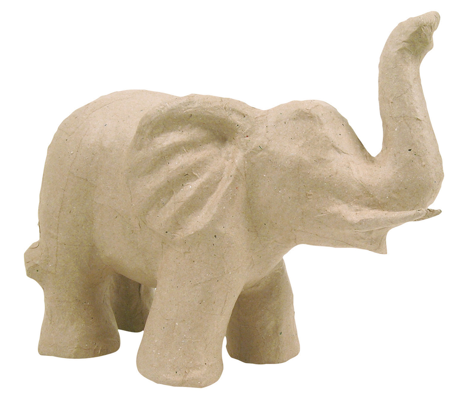 décopatch Support en papier mâché 'Eléphant 2', 170 mm