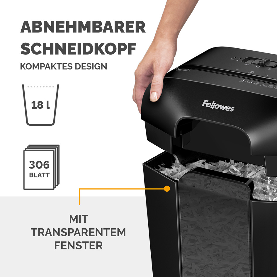 Visuel de référence : tête de coupe amovible avec fenêtre transparente
